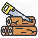 Sawing Saw Tool Icon