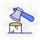 Wood Cutting  Icon