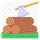 Wood Cutting  Icon