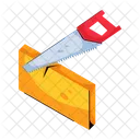 Wood Cutting Plank Cutting Saw Cutting Icon