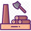 Wood Extraction Logging Ecology Nature Icon