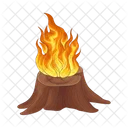 Wood Fire Fire Bonfire Icon