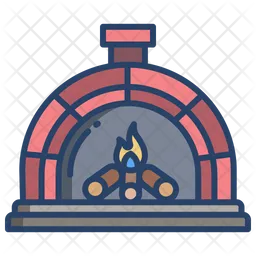 Wood Fire Oven  Icon