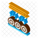 Wood Trunk Drying Icon