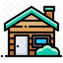 Wood House Wooden House Home Icon