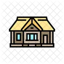 Wood Cabin Thatched Icon