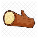 Wood Log Timber Icon