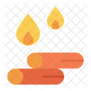 Wood Fire Industry Icon