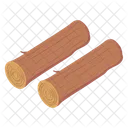 Timber Logs Wood Logs Cutted Trees Icon