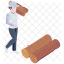 Wood Logs  Icon