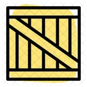 Wood Packaging Wooden Box Cargo Icon