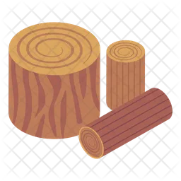 Wood Pieces  Icon