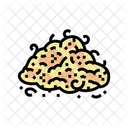 Sawdust Wood Pellets Icon