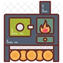 Wood Stoves Logs Wood Icon