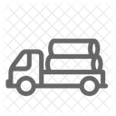 Truck Wood Delivery Icon