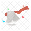 Woodcutter Axe Cutting Tool Icon