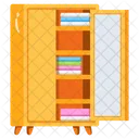 Cupboard Closet Wooden Almirah Icon