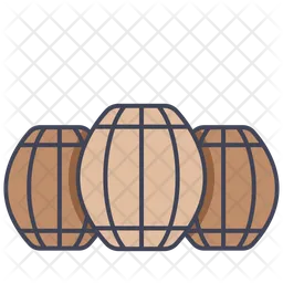 Wooden Barrel  Icon