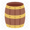 Wooden Barrel Barrel Alcohol Icon