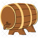 Barrel Wood Cask Icon