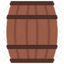Wooden Barrell Agriculture Icon