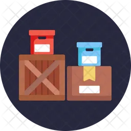 Wooden Box  Icon