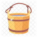 Wooden Bucket  Icon