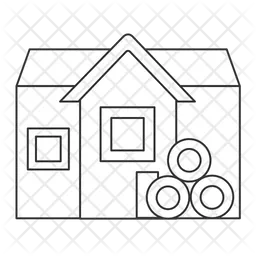 Wooden building  Icon