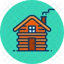 Wooden Cabin Wood Icon
