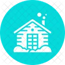 Cabin Cottage Wooden Icon