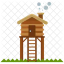 Wooden Cabin High Icon