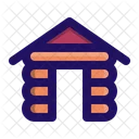 Cabin Wood Camp Icon