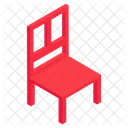 Wooden Chair Seat Sitting Icon