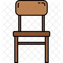Wooden Chair Furniture Icon