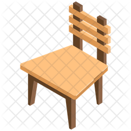Wooden Chair Icon