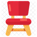 Wooden Chair Seat Sitting Icon