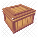 Treasure Box Wooden Chest Gold Chest Icon