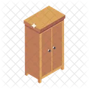 Wooden Closet Cupboard Cabinet Icon
