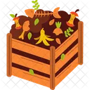 Compost Bin Scraps Icon