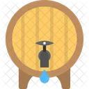 Water Tank Wooden Icon