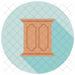 Wooden Cupboard Icon