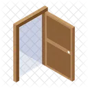 Wooden Door Entrance Exit Icon
