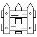 Fence Wooden Barrier Icon