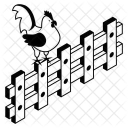 Wooden Fence  Icon