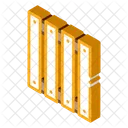 Wooden Fence Production Icon