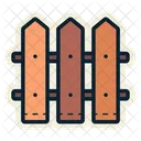 Fence Wooden Barrier Icon