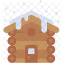 Wooden House Cabin Shelter Icon