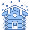 Wooden House Cabin Shelter Icon