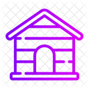 Wooden House Wood House Cabin Icon