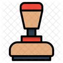 Wooden Stamp Ink Icon
